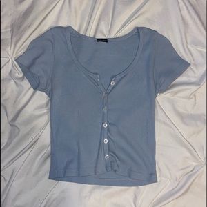 Brandy Melville Blue Zelly Top